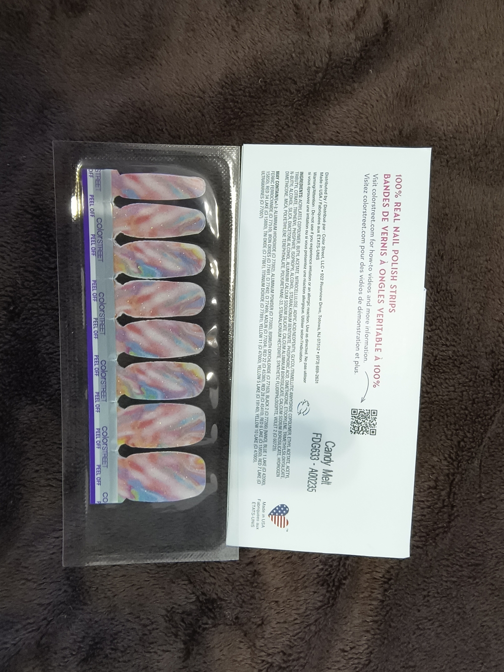3 For $20 Color Street Color Play Candy Melt Nail Strips